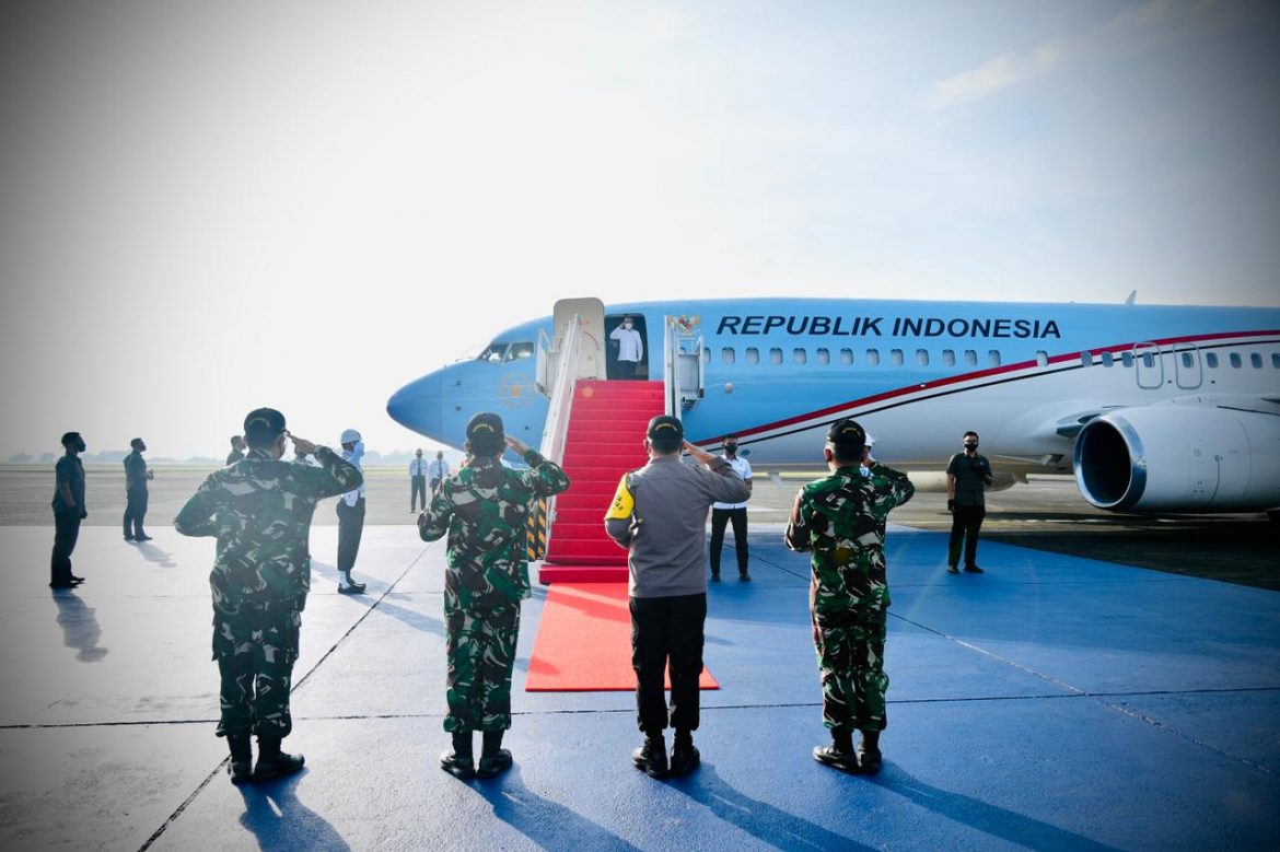 Hari ini, Presiden Joko Widodo kunjungan kerja (kunker) ke Jawa Timur (Jatim)