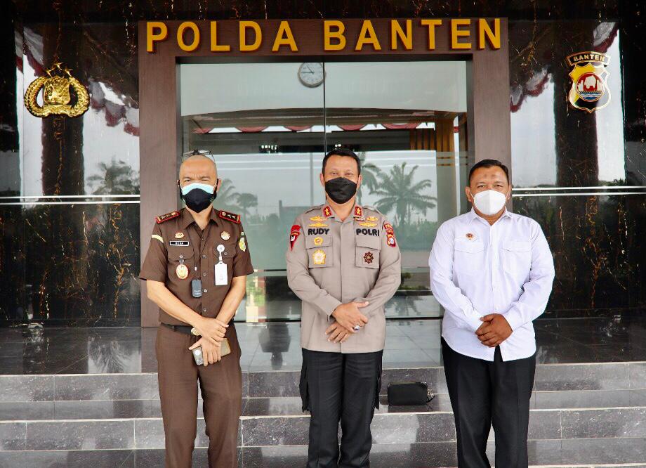 Bahas Bidang Keamanan dan Hukum, Kabinda dan Kajati Temui Kapolda Banten