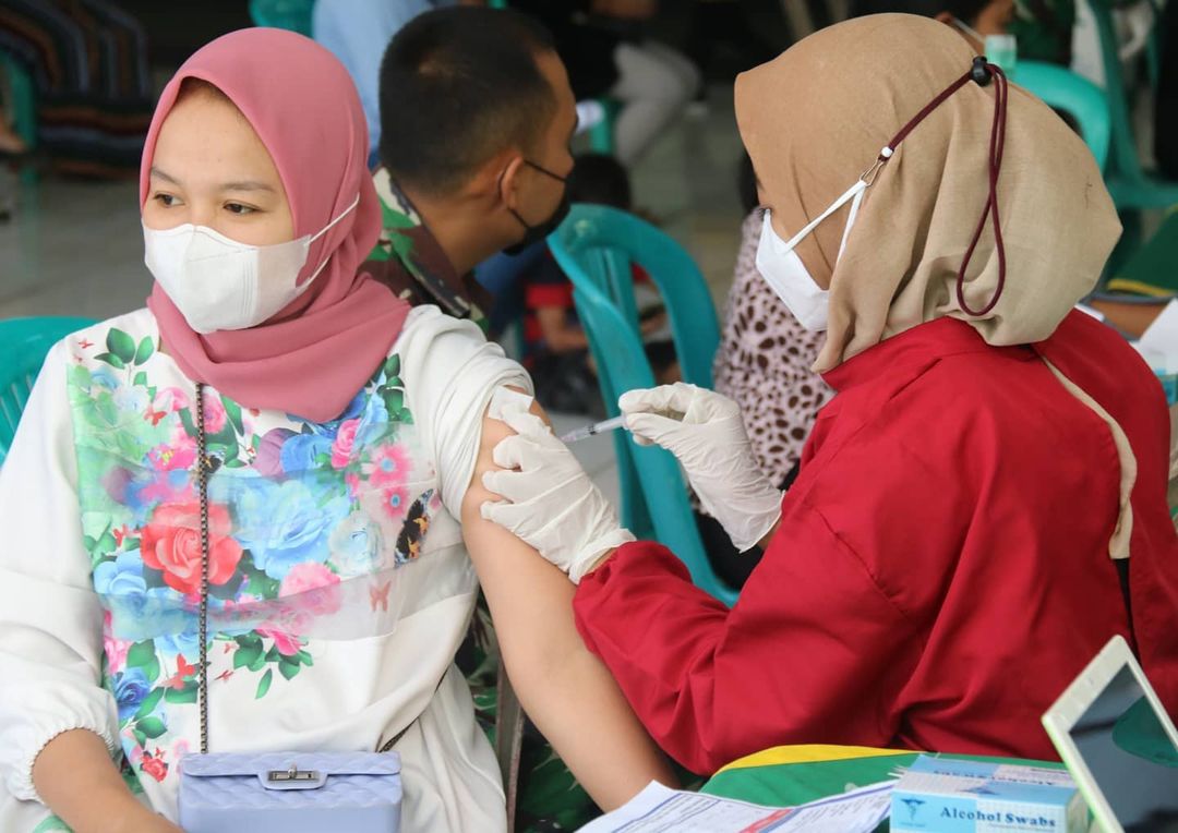Capai Herd Immunity, Persit KCK Yonif MR 411 Kostrad Terima Vaksinasi Dosis Ke-2