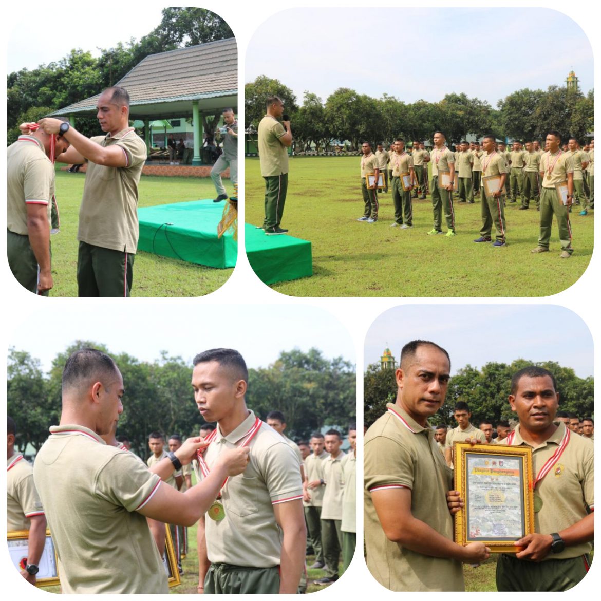 Danyonif Raider 509 Kostrad Beri Penghargaan Kepada Prajurit