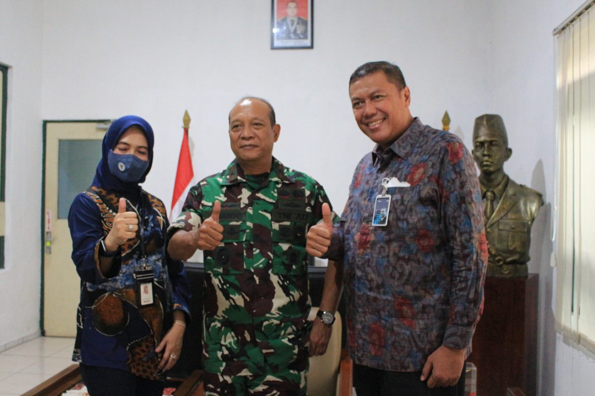 Danrem 072/Pamungkas Menerima Audiensi Pimpinan BRI Kanwil Yogyakarta.