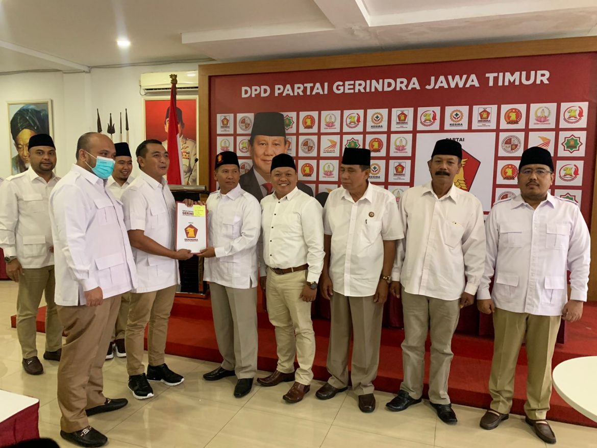 Suksesi DPC Gerindra ,M Baharudin Dipercaya Untuk Lima Tahun Kedepan