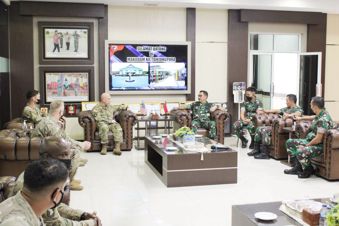 Latma TNI AD dengan US Army Berhasil, Pangdam XII/Tpr Apresiasi Delegasi Tim SFAB