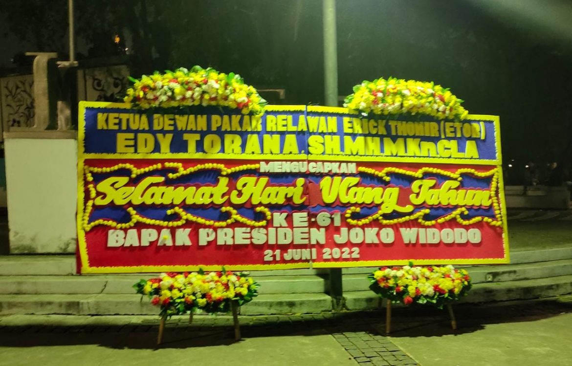 DPP ETOR Ucapkan Selamat HUT ke 61 Presiden Jokowi, Terus Kawal dan Dukung Pemerintah Sampai 2024