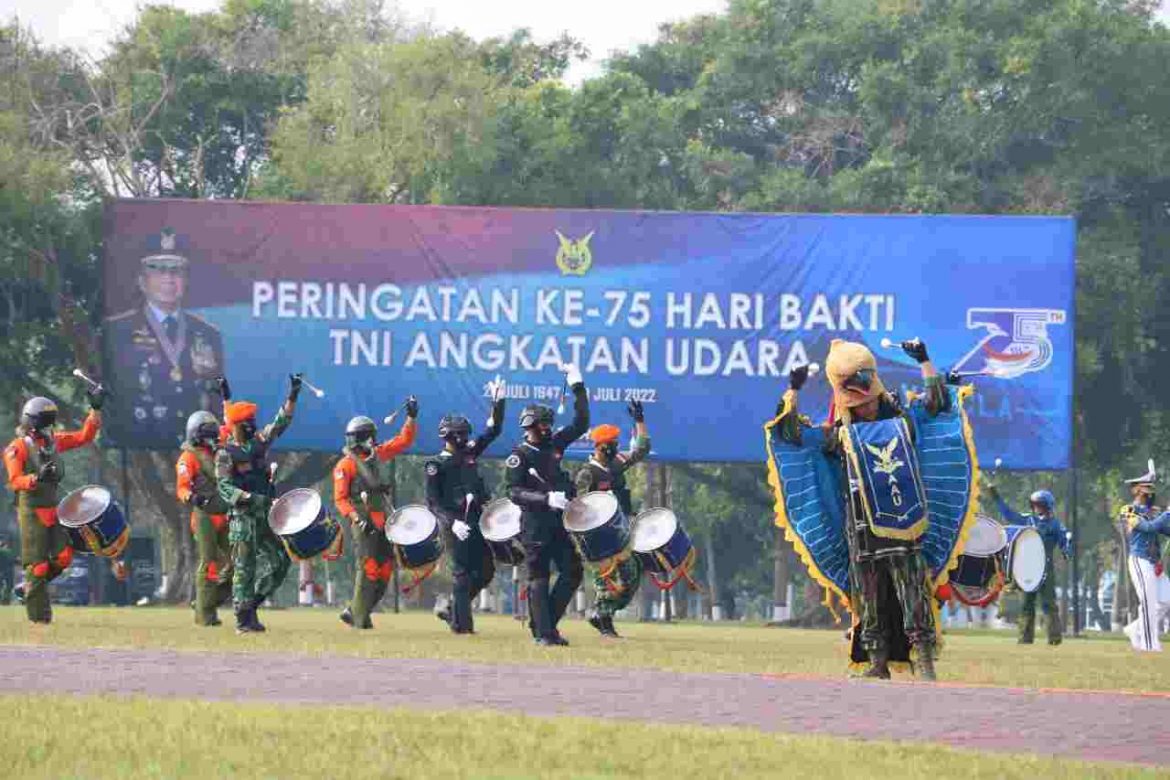 AAU MENDUKUNG PERINGATAN KE-75 HARI BAKTI TNI AU.
