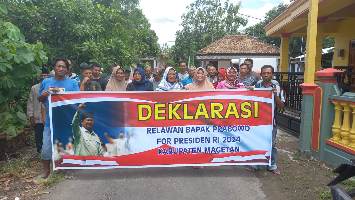 Kelompok Petani Dan Peternak Kambing Magetan Deklarasi Dukung  Prabowo Subianto  Presiden 2024