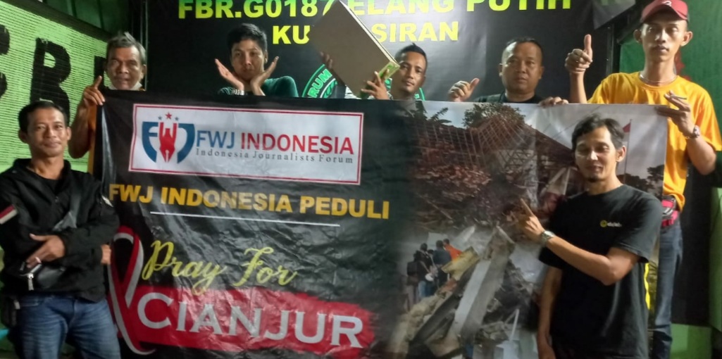 FWJ Indonesia Salurkan Bantuan Korban Gempa Cianjur