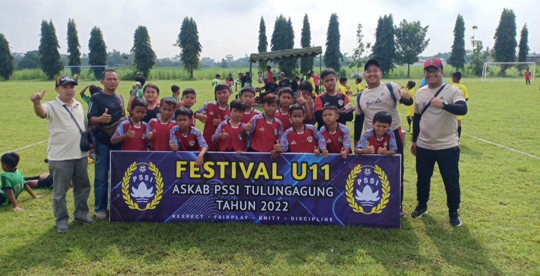46 Tim SSB Ramaikan Festival Sepak Bola U11 ASKAB PSSI Tulungagung.