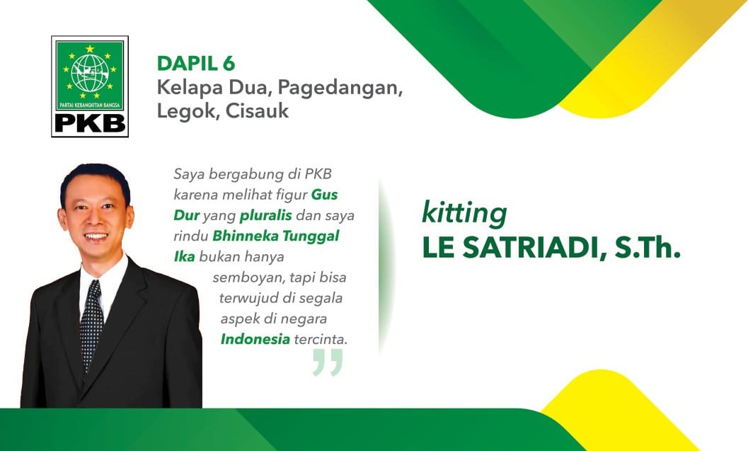 Le Satriadi Mendaftar Sebagai Caleg PKB Kabupaten Tangerang