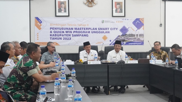 Bimtek Tahap II Penyusunan Masterplan Smart City, Kabupaten Sampang Tuai Pujian dari Perwakilan Ditjen Aptika RI
